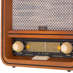 Camry Premium CR 1188 Radio portable Personnel Analogique Noir, Blanc, Bois - Vue supplémentaire 6
