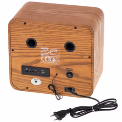 Camry Premium CR 1188 Radio portable Personnel Analogique Noir, Blanc, Bois - Vue supplémentaire 7