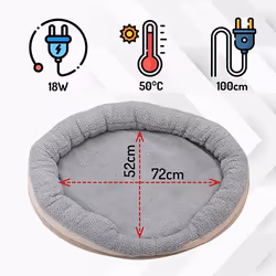 Camry Premium CR 7431 coussin pour chiens et chats Lit chauffant pour animaux - Vue supplémentaire 13