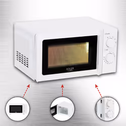 Adler AD 6205 micro-onde Comptoir Micro-onde simple 20 L 700 W Blanc