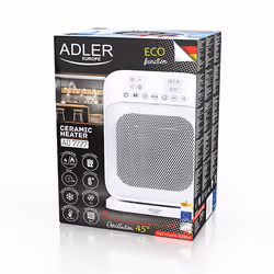 Adler AD 7727 Intérieure Blanc 1500W - Vue supplémentaire 8