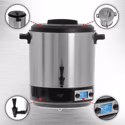 Adler AD 4496 stérilisateur à bocaux 28 L 2600 W - Vue supplémentaire 8