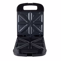 Adler AD 3055 gaufrier et appareil à croque-monsieur 2000 W Noir, Argent - Vue supplémentaire 4