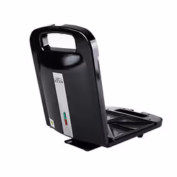 Adler AD 3055 gaufrier et appareil à croque-monsieur 2000 W Noir, Argent - Vue supplémentaire 5