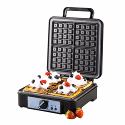 Adler AD 3049 moule à gauffres 4 gauffre(s) 1800 W Noir