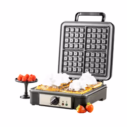 Adler AD 3049 moule à gauffres 4 gauffre(s) 1800 W Noir - Vue supplémentaire 7