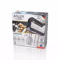 Adler AD 4225 mixeur Batteur à main 800 W Noir, Argent - Vue supplémentaire 15