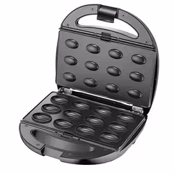 Camry Premium CR 3057 gaufrier et appareil à croque-monsieur 800 W Noir, Argent - Vue supplémentaire 3