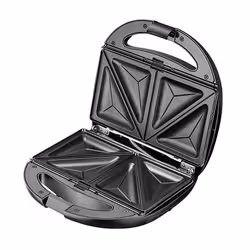 Camry Premium CR 3057 gaufrier et appareil à croque-monsieur 800 W Noir, Argent - Vue supplémentaire 4