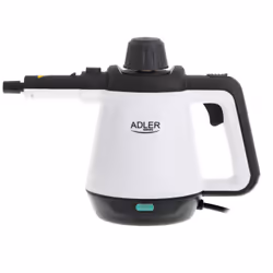 Adler AD 7038, Nettoyeur vapeur portable, 0,45 L, Noir, Blanc, Boutons, 2,78 m, 0,33 m