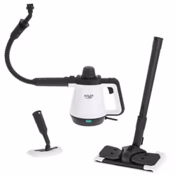 Adler AD 7038 nettoyeur vapeur Nettoyeur vapeur portable 0,45 L 2000 W Noir, Blanc - Vue supplémentaire 16