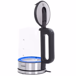 Mesko Home MS 1301B bouilloire 1,7 L 2200 W Noir, Acier inoxydable, Transparent - Vue supplémentaire 4