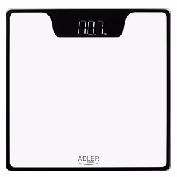 Adler AD 8174W, Pèse-personne électronique, 180 kg, 100 g, Blanc, kg/lb, Rectangle