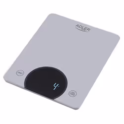 Adler AD 3173S escabeaux de cuisine Gris Intégré Rectangle Balance de ménage électronique