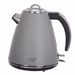 Adler AD 1343, 1,5 L, 1850 W, Gris, Acier inoxydable, Indicateur de niveau d'eau
