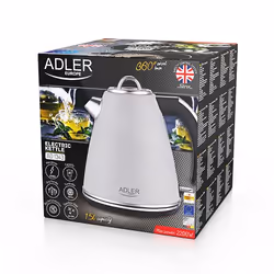 Adler AD 1343 bouilloire 1,5 L 1850 W Gris - Vue supplémentaire 9