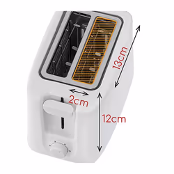 Adler AD 3223 grille-pain 6 2 part(s) 750 W Blanc - Vue supplémentaire 8