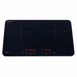 Camry Premium CR 6514, Noir, Comptoir, 60.5 cm, Plaque avec zone à induction, Verre, 2 zone(s)