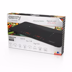 Camry Premium CR 6514 plaque Noir Comptoir 60.5 cm Plaque avec zone à induction 2 zone(s) - Vue supplémentaire 6