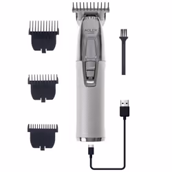 Adler AD 2836S tondeuse à barbe Batterie 4 6 mm Argent
