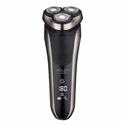 Adler AD 2933, Rasoir à grille, Boutons, Noir, LCD, Batterie/USB, Lithium