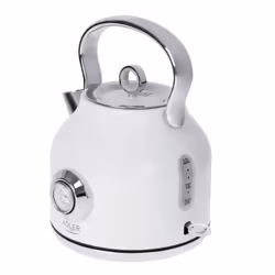 Adler AD 1346 bouilloire 1,7 L 2200 W Métallique, Blanc
