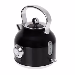 Adler AD 1346B bouilloire 1,7 L 2200 W Noir, Métallique