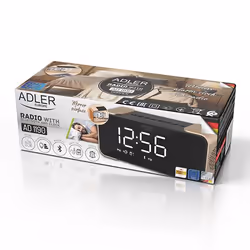 Adler AD 1190CR réveille-matin Réveil numérique Noir, Cuivre - Vue supplémentaire 7