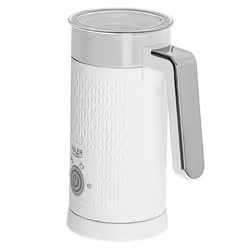 Adler AD 4494 Mousseur et réchauffeur de lait Automatique Métallique, Blanc