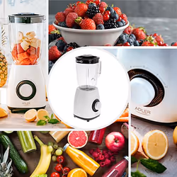 Adler AD 4085 blender 1,5 L Mélangeur de table 1000 W Noir, Blanc - Vue supplémentaire 12