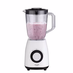 Adler AD 4085 blender 1,5 L Mélangeur de table 1000 W Noir, Blanc