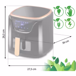 Berdsen BD-652 Friteuse à air chaud 5 L 1500 W Noir - Vue supplémentaire 2