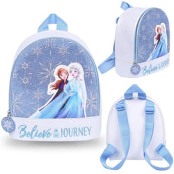 Sac à dos - DISNEY FROZEN - La Reine des Neiges - Bleu - Enfant - Dos - Fille