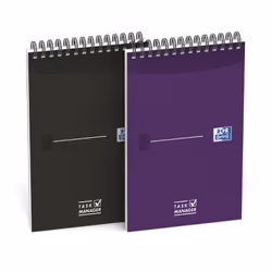Oxford 400055727, Monochromatique, Violet, Noir, Mat, 90 g/m², Universel