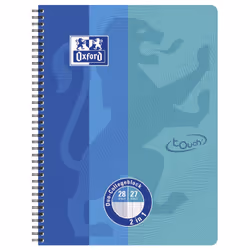 Oxford 400101422, Motif, Bleu, A4+, 80 feuilles, Mat, 70 g/m²
