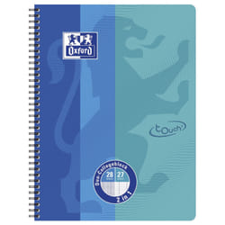 Oxford 400101422 bloc-notes A4+ 80 feuilles Bleu