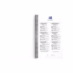 Oxford 400163485 bloc-notes 115 feuilles Bleu