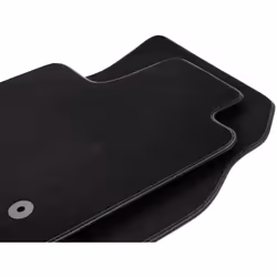 Tapis de voiture avant DURBAN-BLACK – luxe et durabilité en noir ! Les tapis avant de la série DURBAN-BLACK sont une combinai ...