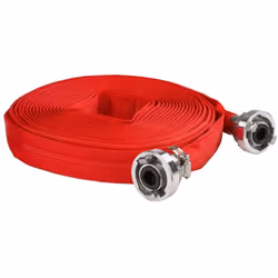 WEBFIRE Tuyau d'incendie plat pour eaux usées fosses septiques 8 bar raccords rapides Plusieurs longueurs et diamètres dispon ...