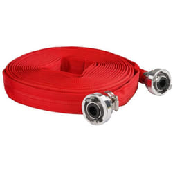Webfire Tuyau d'incendie plat pour eaux usées fosses septiques 8 bar raccords rapides 1' - 20 m