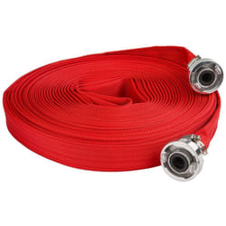 Powermat - webfire Tuyau d'incendie plat pour eaux usées fosses septiques 8 bar raccords rapides 1' - 30 m