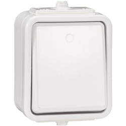 Interrupteur simple blanc 1P cedar