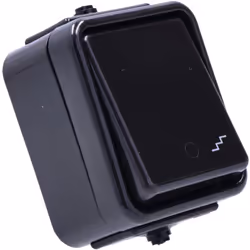 L'interrupteur d'escalier noir Cedar, IP44, référencé WNT600C05, est un accessoire de la série Cedar de Schneider Electric. D ...