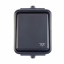 Couleur: Noir (RAL 9017) Montage: montage en surface Courant nominal: 10 A en courant alternatif 250 V (AC) Marquage: symbole ...