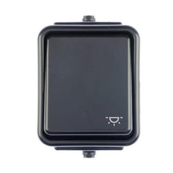 Bouton-poussoir "lumière" étanche saillie noir IP44 Cedar WNT102C05 Schneider Electric