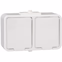 DOUILLE EN CÈDRE BLANC N/T DOUBLE PULVÉRISATION. Prise double avec broche de mise à la terre Spécifications du produit : Marq ...