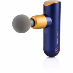 Medivon Gun Pro Y, Vibration massage, Universel, Bleu, Or, Gris, 2800 tr/min, Batterie, 1 pièce(s)