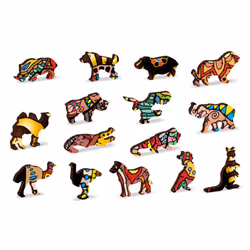 WOODEN.CITY 0037-L puzzle Puzzle à formes 245 pièce(s) Animaux