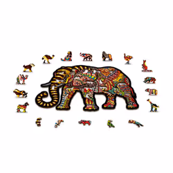 WOODEN.CITY 0037-L puzzle Puzzle à formes 245 pièce(s) Animaux