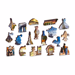 WOODEN.CITY FR 0004-XL puzzle Puzzle à formes 600 pièce(s) Ville